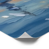 Schnauzer Christmas Boat Holiday ポスター (角)