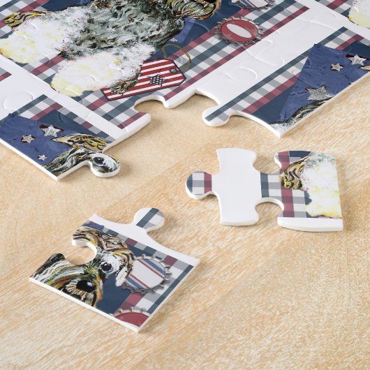 SCHNAUZER DOG ジグソーパズル (側面)