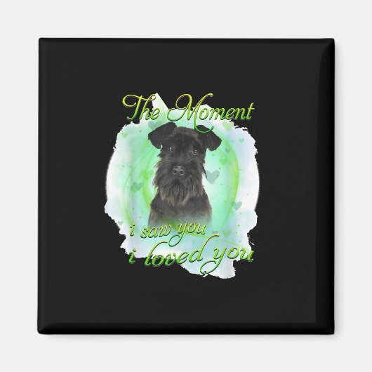 Schnauzer Dog - I Loved You T-Shirt マグネット (正面)