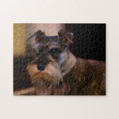 Schnauzer Dog Jigsaws. ジグソーパズル (横)