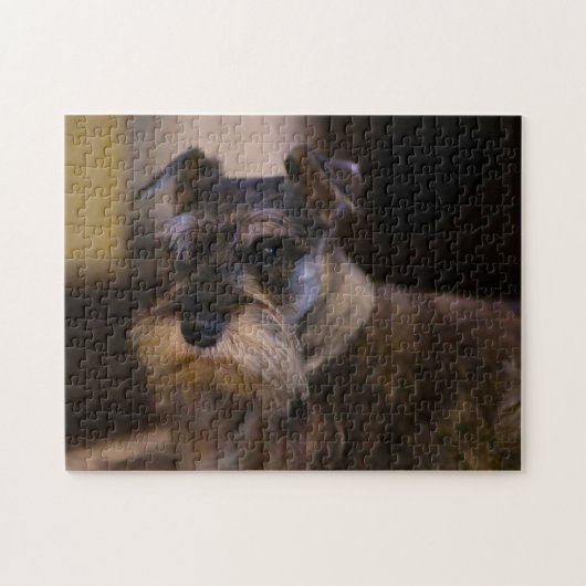 Schnauzer Dog Jigsaws. ジグソーパズル (横)