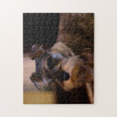 Schnauzer Dog Jigsaws. ジグソーパズル (縦)