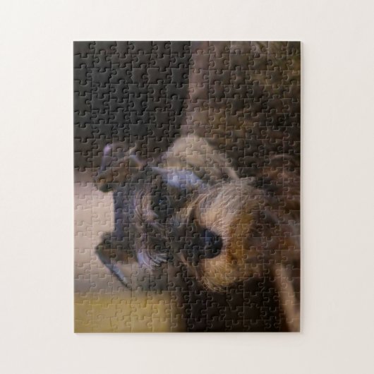 Schnauzer Dog Jigsaws. ジグソーパズル (縦)