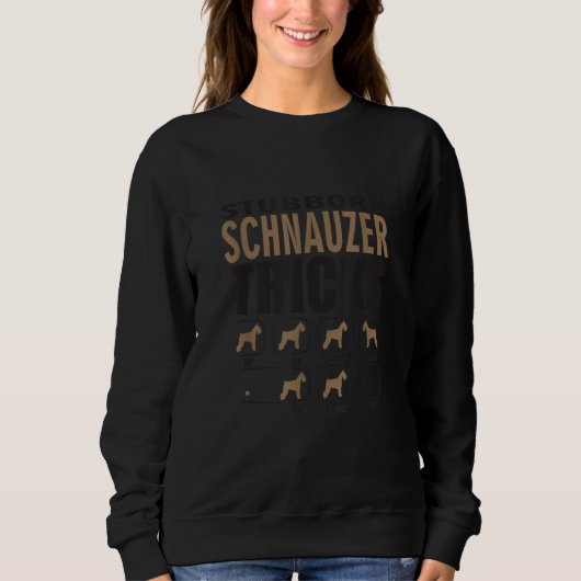 Schnauzer  Dog Owners K9 Puppy スウェットシャツ (正面)