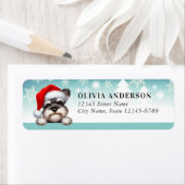 Schnauzer Dog Return Address Labels ラベル (インサイチュ)