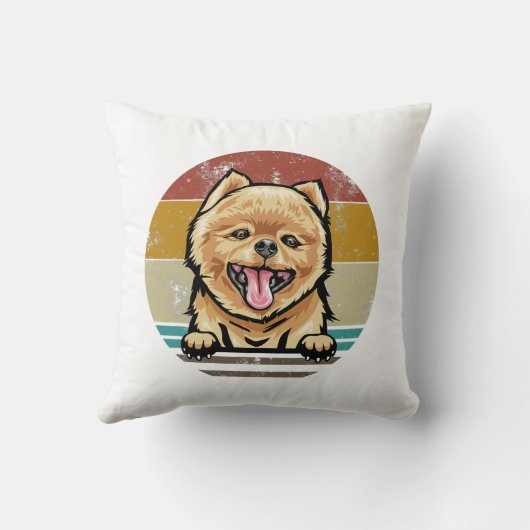 Schnauzer Dog Witch Hat Halloween Pumpkin Gift クッション (裏面)