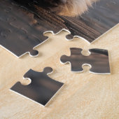 Schnauzer Dogs Christmas Snow Holiday  ジグソーパズル (側面)