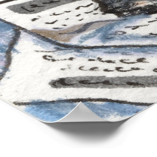 Schnauzer Dreams Print ポスター (角)