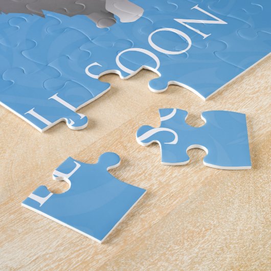 Schnauzer Get Well Soon Design ジグソーパズル (側面)