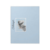 Schnauzer (Giant, Standard) Painting - Dog Art No ノートパッド (回転)