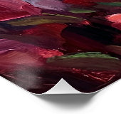 Schnauzer Heart Shaped Wildflowers ポスター (コーナー)