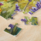 Schnauzer in Wildflower Meadow ジグソーパズル (側面)