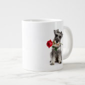 Schnauzer Love ジャンボコーヒーマグカップ (正面右)