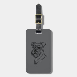 Schnauzer - Luggage Tag ラゲッジタグ