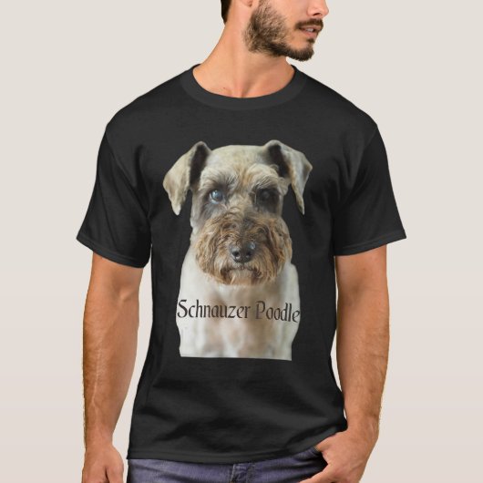 Schnauzer Poodle Dog Shirt Schnauzer Poodle Tシャツ (正面)
