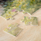 Schnauzer Puppy Springtime Flowers ジグソーパズル (側面)