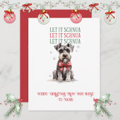 Schnauzer Whimsical Christmas | シーズンカード