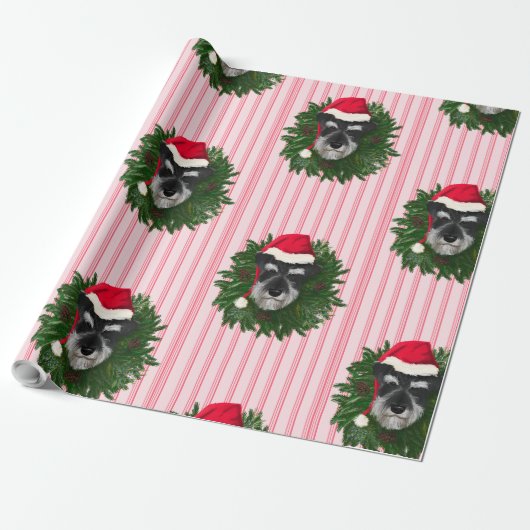 Schnauzer Wrapping Paper ラッピングペーパー (アンロールド)