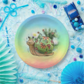 Schnecke am Teich  ペーパープレート (パーティー)