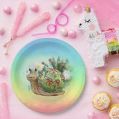 Schnecke am Teich  ペーパープレート (パーティー)