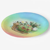 Schnecke am Teich  ペーパープレート (アングル)