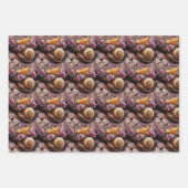 Schneckenhaus Geschenkpapier Set ラッピングペーパーシート (正面)
