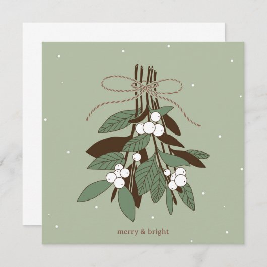 Schneebeeren. Karte. (正面/裏面)