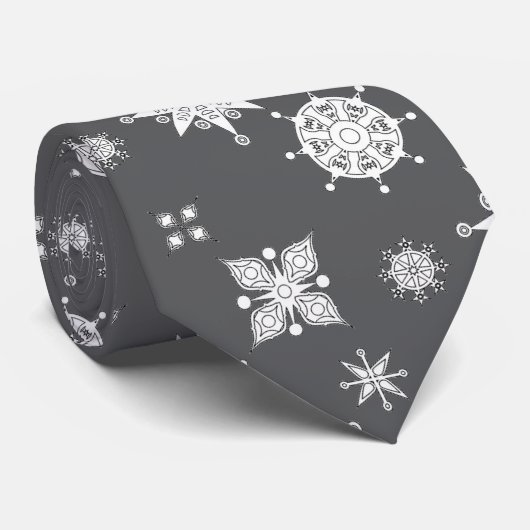 Schneeflocken Eiskristalle. Accessoires,  ネクタイ (ロール)