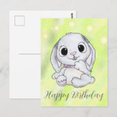 Schneehase Postkarte ポストカード (正面/裏面)