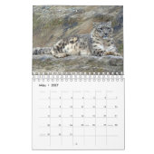 Schneeleoparden als Kalender カレンダー (3月 2027)