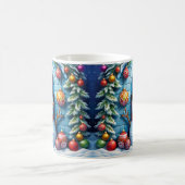 Schneemann mit Weihnachtsdeko -  モーフィングマグカップ (中央)