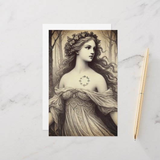 Schneewittchen Europa – Snowhite Europe 便箋 (正面/裏面インサイチュ)