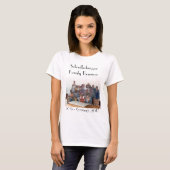 Schnelludwiggerの家族会2015の女性のティー! Tシャツ (正面フル)