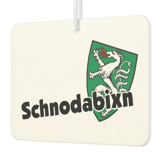 Schnodabixn Steiermark Österreich Wappen Humor カーエアーフレッシュナー (左)