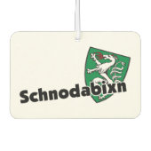 Schnodabixn Steiermark Österreich Wappen Humor カーエアーフレッシュナー (正面)