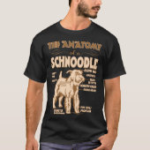 Schnoodleペット恋人のギフトの解剖学 Tシャツ (正面)