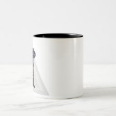 Schnoodle美しい犬 ツートーンマグカップ (中央)