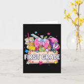 Schoの名門私立校風の最後の日に最初のグレードの幸せを供給 カード (黄色い花)