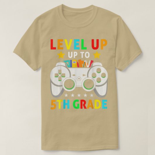Schoの最初の日にビデオゲームまでの5等級レベル Tシャツ (デザイン正面)