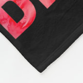 Schoの最後の日にバッシンの夏の先生を取る フリースブランケット (角)