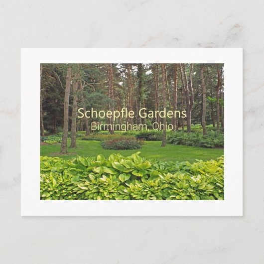 SCHOEPFLE GARDEN (OHIO)ポストカード ポストカード (正面)