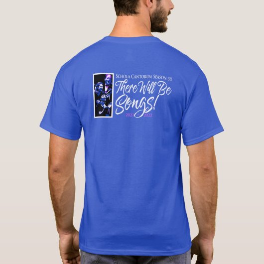 Schola Blue schola cantorum season 58 tee Tシャツ (裏面)