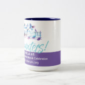 Schola Cantorumが出会うシーズン61: 12-oz mug ツートーンマグカップ (中央)