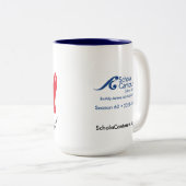 schola cantorumシーズン60喜びのために歌う12 oz mug ツートーンマグカップ (正面右)