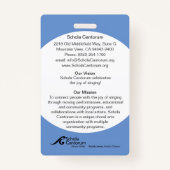 Schola CantorumSilicon Valleyメンバーラベル+ラニヤード バッジ (裏面)