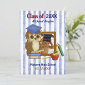 Scholar Owl – 卒業招待状 招待状 (スタンド正面)