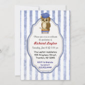 Scholar Owl – 卒業招待状 招待状 (裏面)