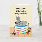 Scholarly Holiday Rabbit Card カード (正面)