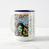 Scholasticanがあること誇りを持った ツートーンマグカップ (正面左)