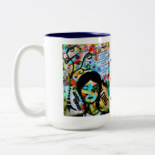 Scholasticanがあること誇りを持った ツートーンマグカップ (左)